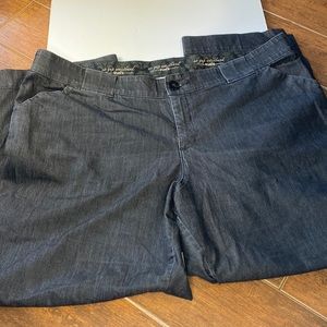 Black wash Bootcut trouser jeans size 24W